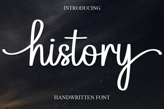 History Font